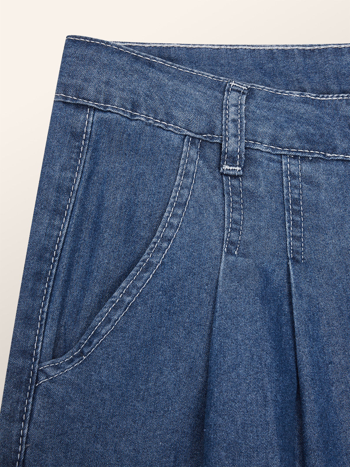 Denim Taschen  Urban Unifarben Jeans