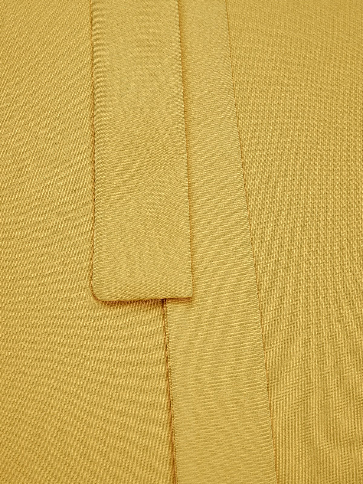 V-Ausschnitt Elegant Unifarben Regelmäßige Passform Kleid