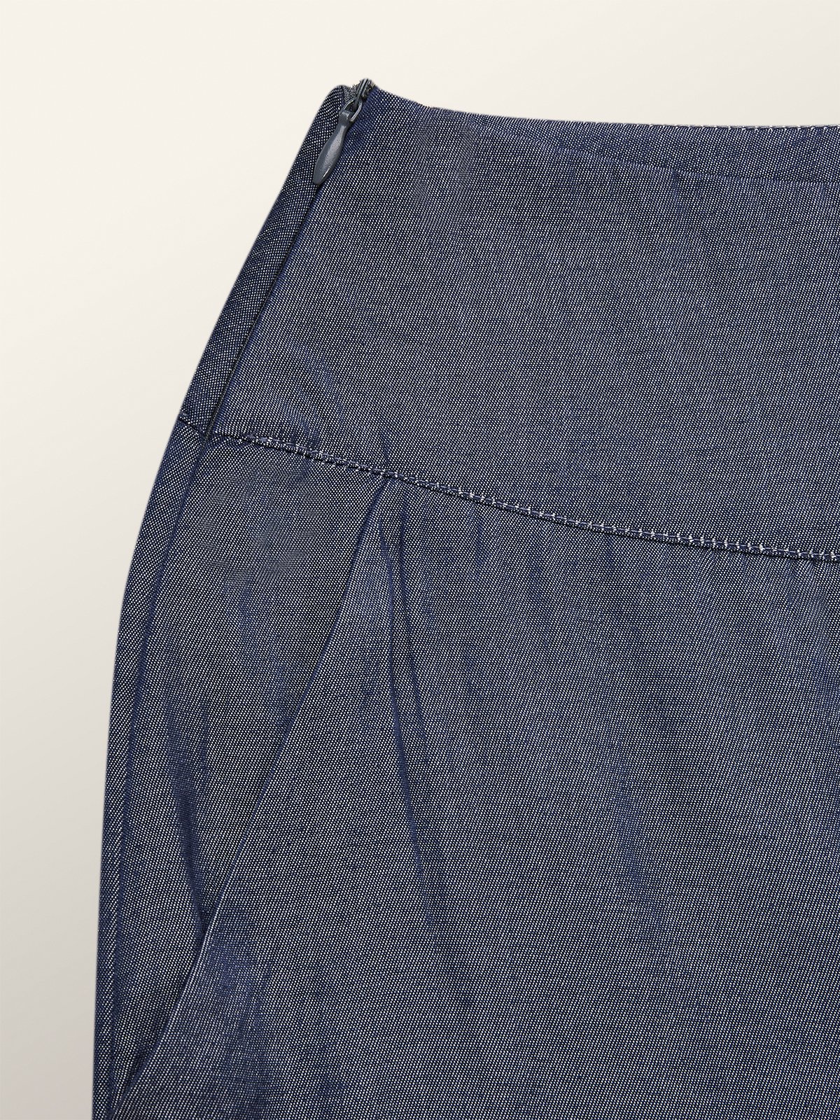 Unifarben Weit Denim-Imitation Urban Weitem Bein Jeans