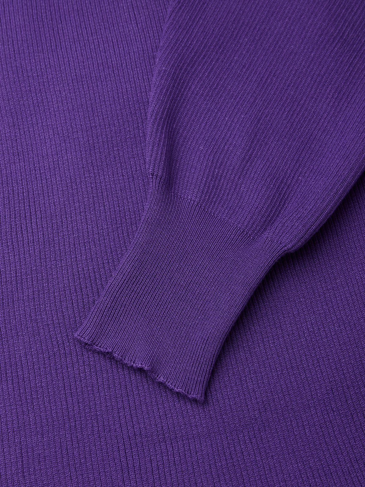 Elegant Regelmäßige Passform Unifarben Pullover Midikleid Mit Nein Gürtel