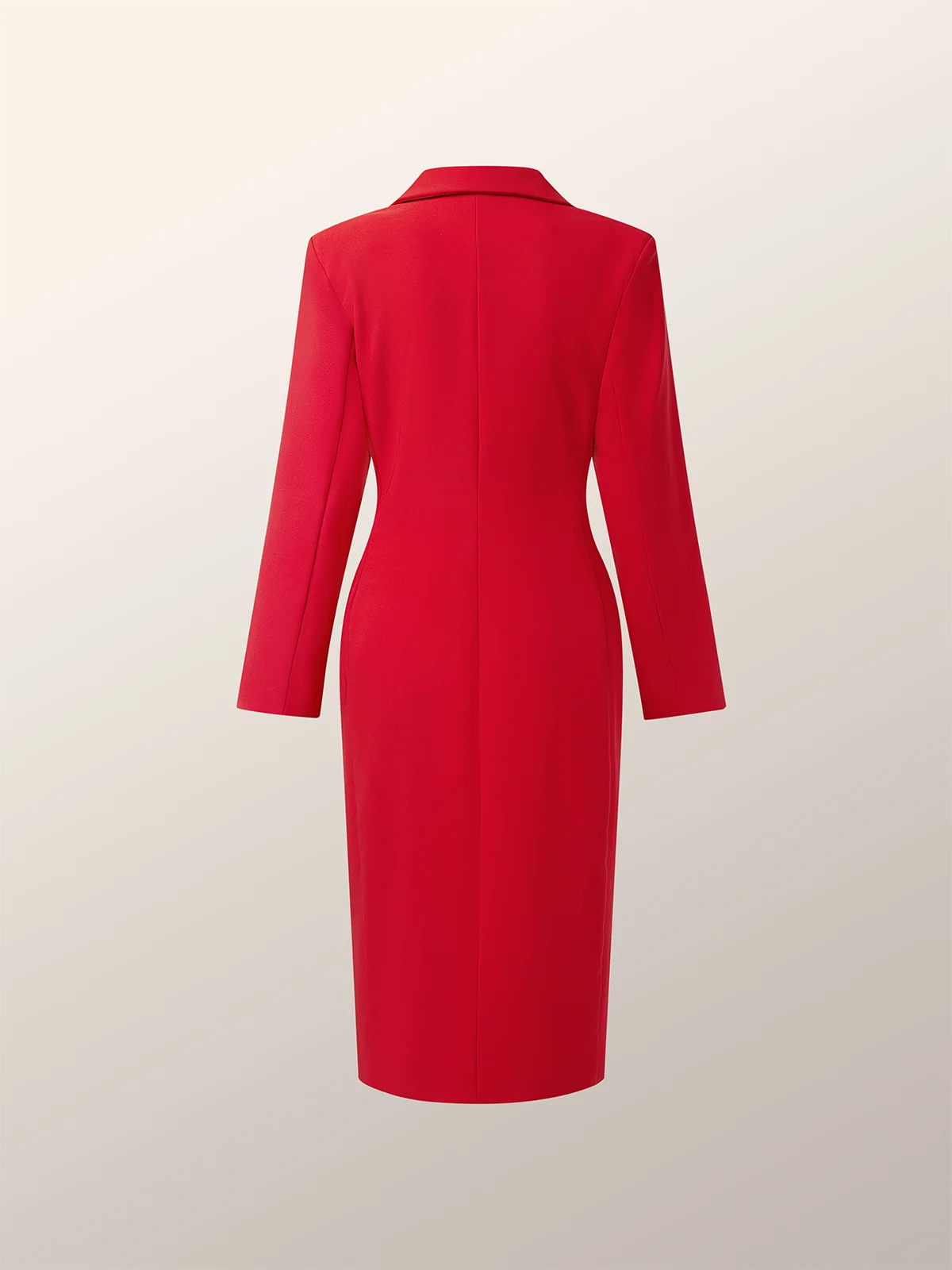 Unifarben Urban Geknöpft Regelmäßige Passform Blazer