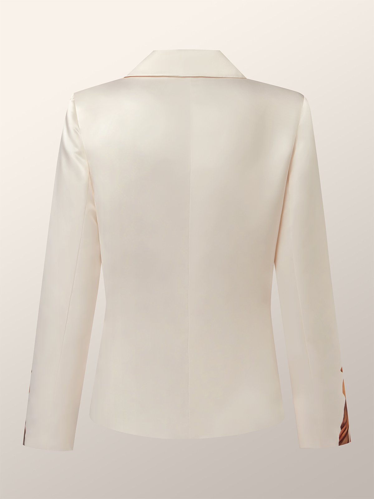 Elegant Geblümt Reverskragen Blazer