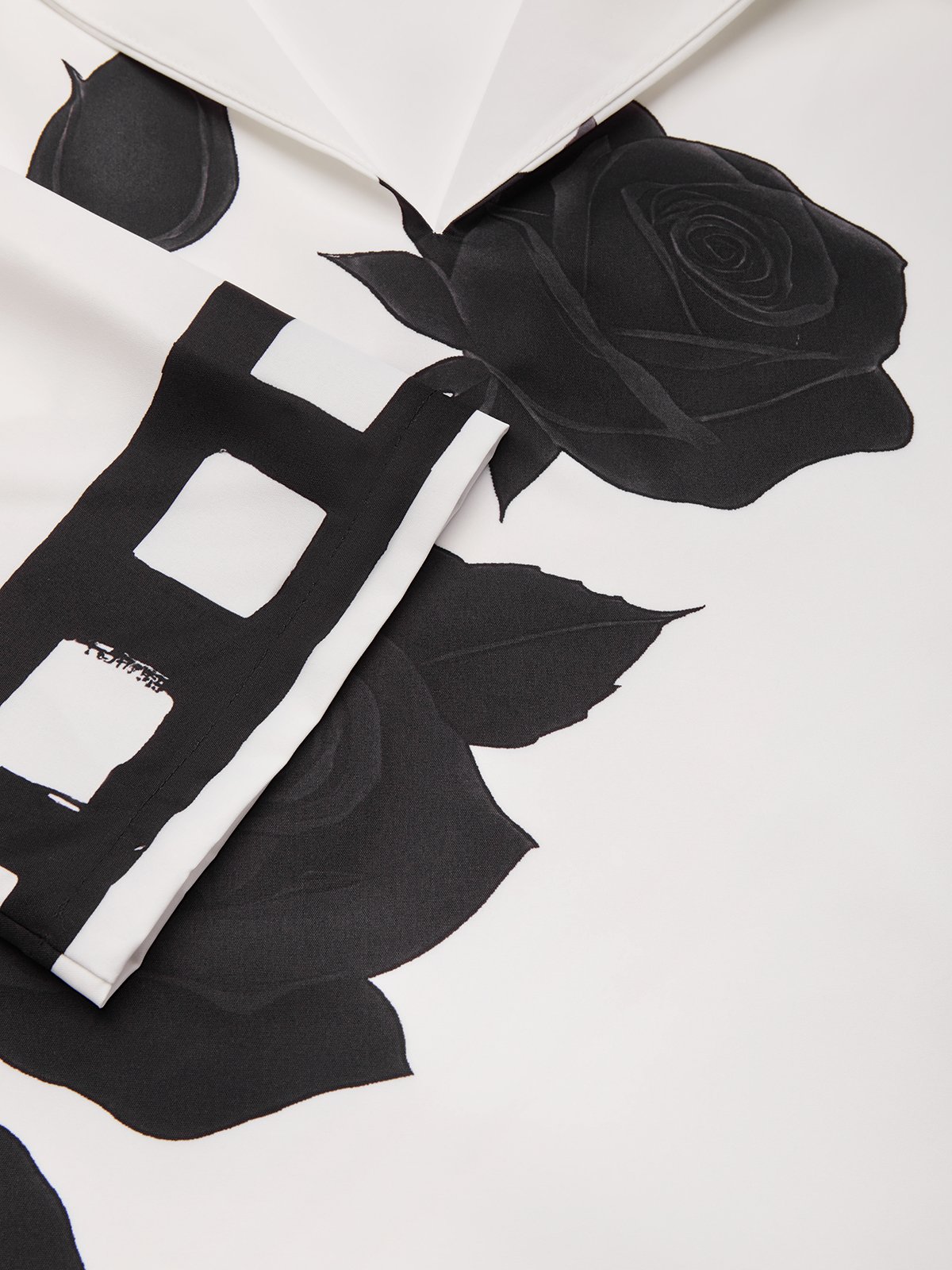 Lässig Geblümt Print Schalkragen Bluse