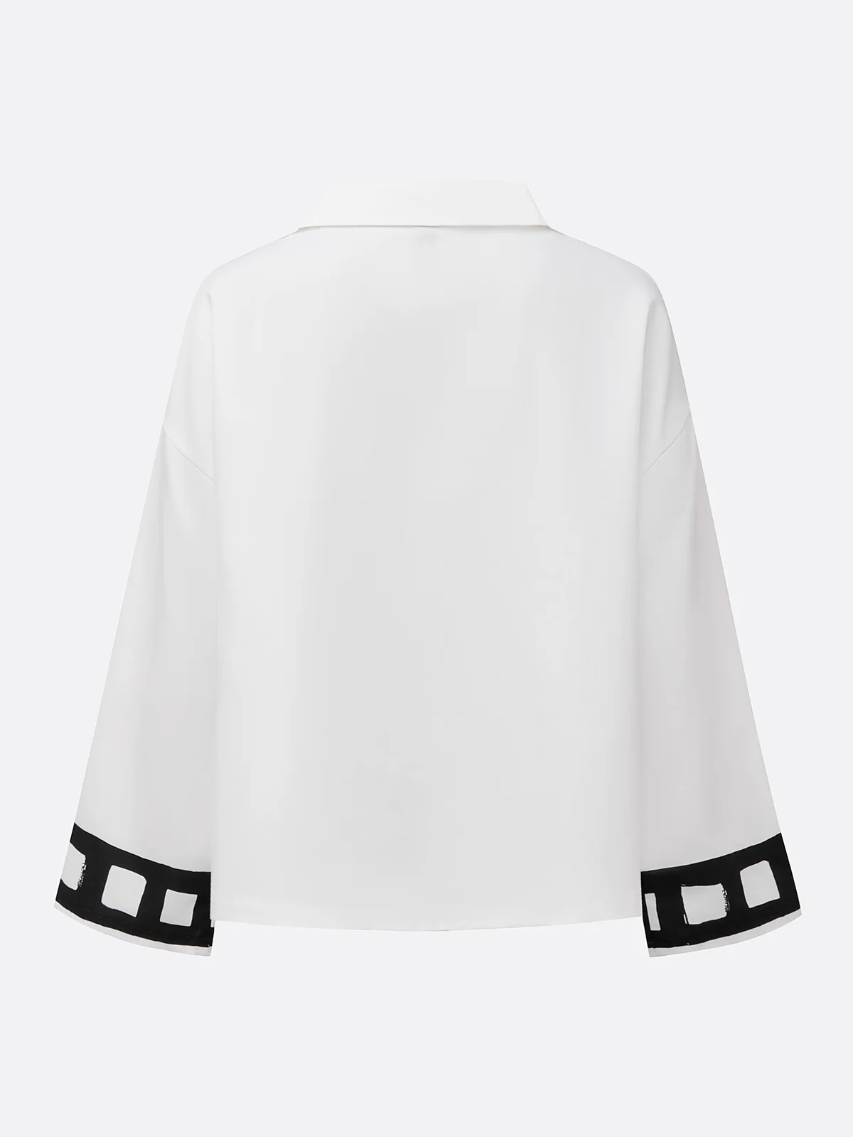 Lässig Geblümt Print Schalkragen Bluse