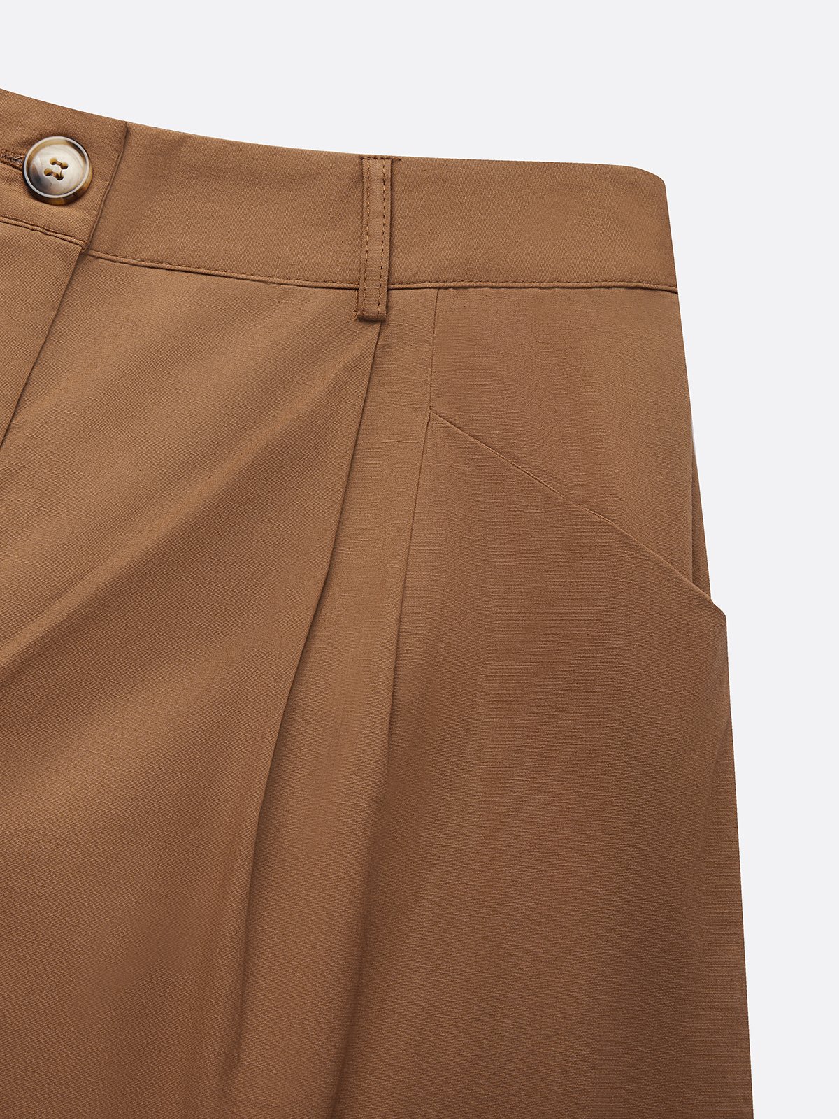 Lässig Unifarben Taschen Fashion Hose Nein Gürtel