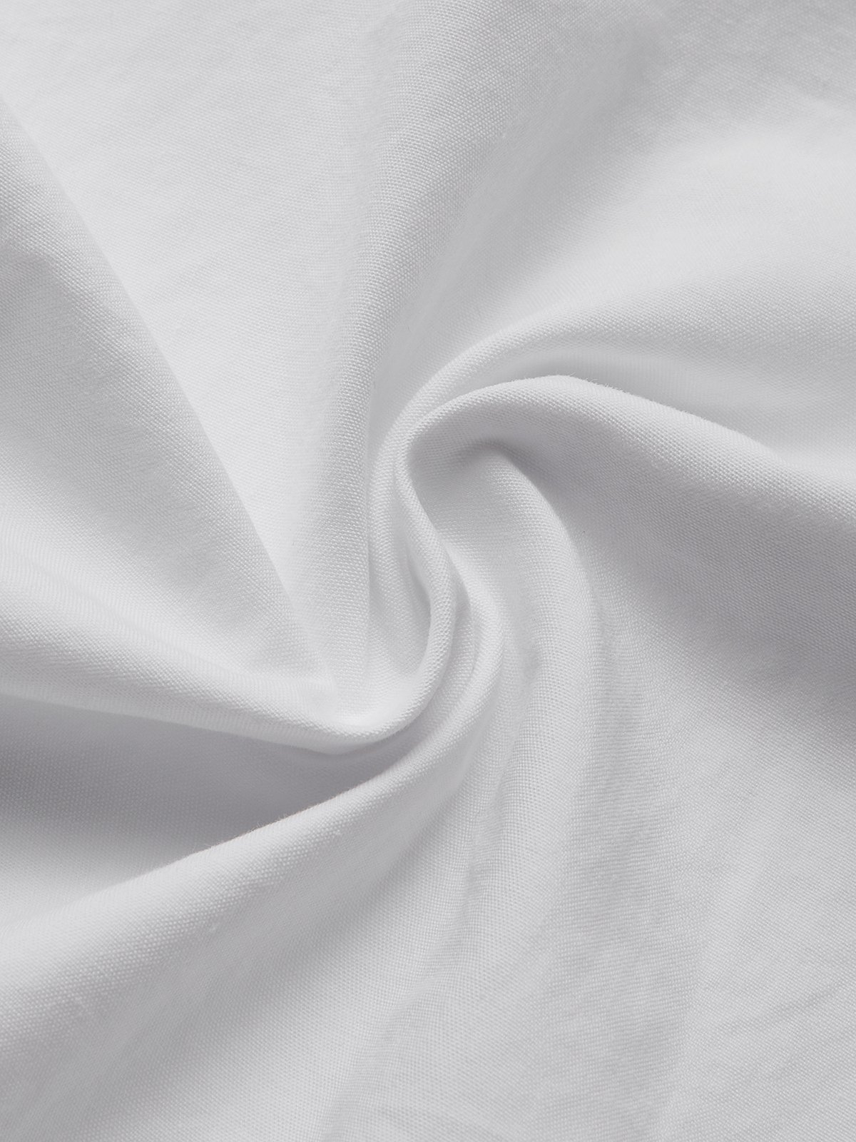 Baumwolle Urban Unifarben Geknöpft Bluse Mit Krawatte