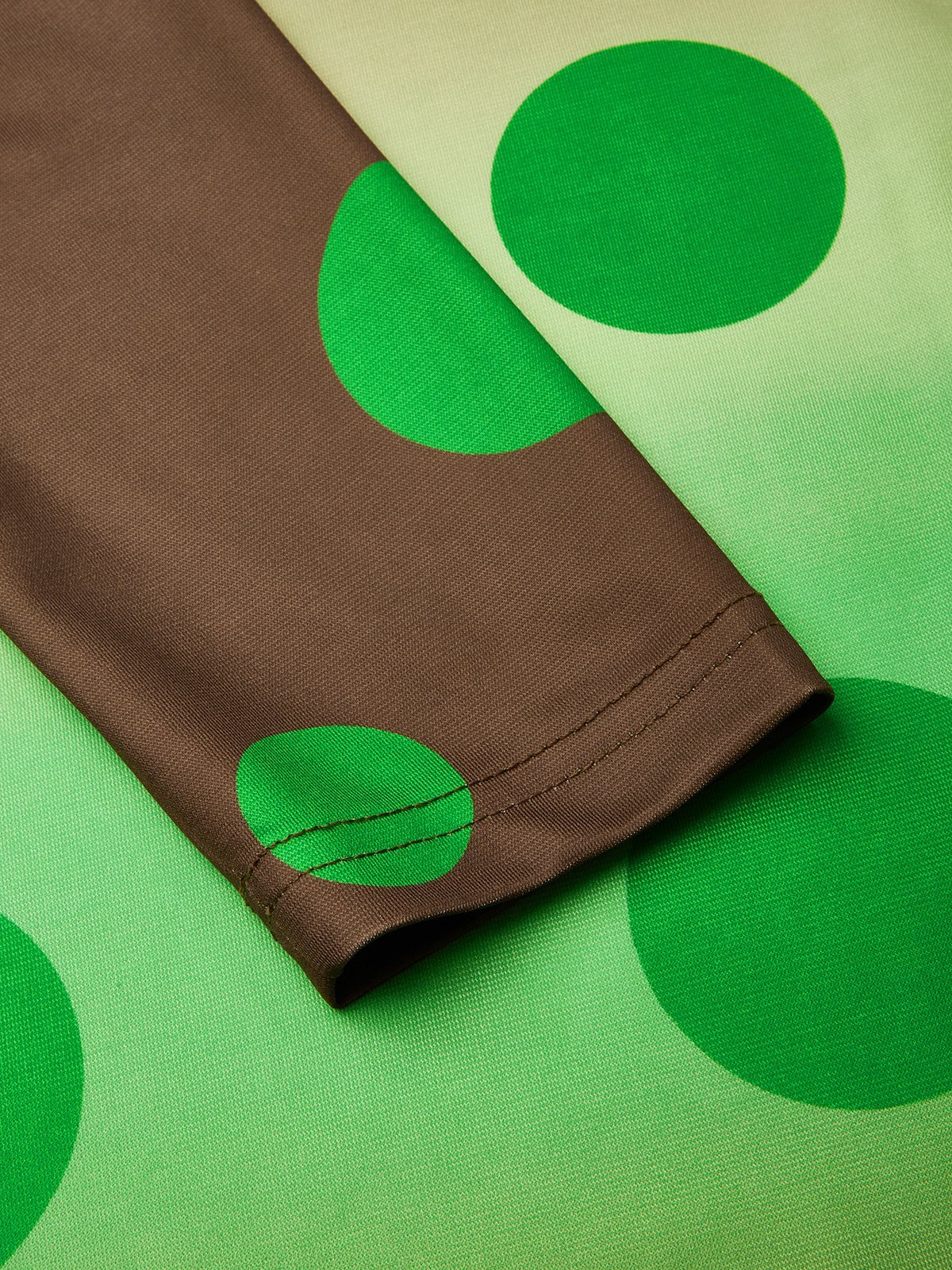 Elegant Polka Dots Print U-Boot-Ausschnitt Maxikleid