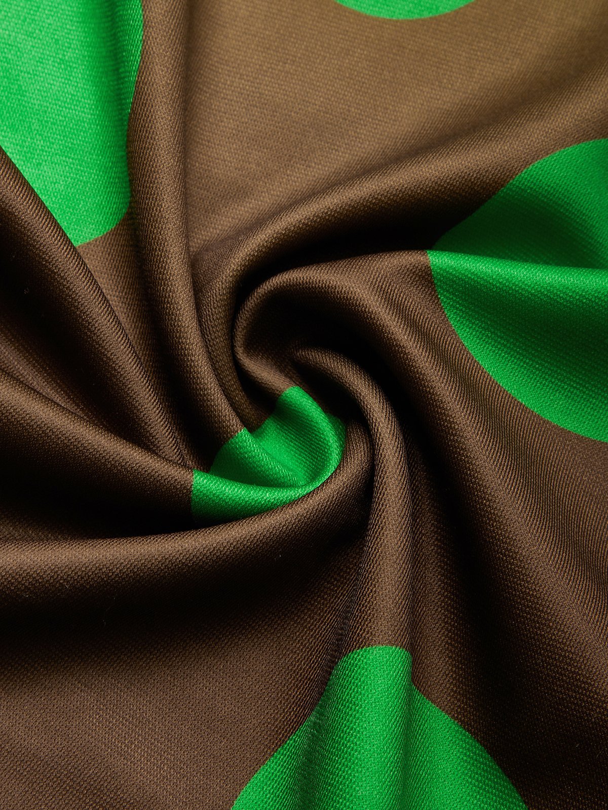 Elegant Polka Dots Print U-Boot-Ausschnitt Maxikleid