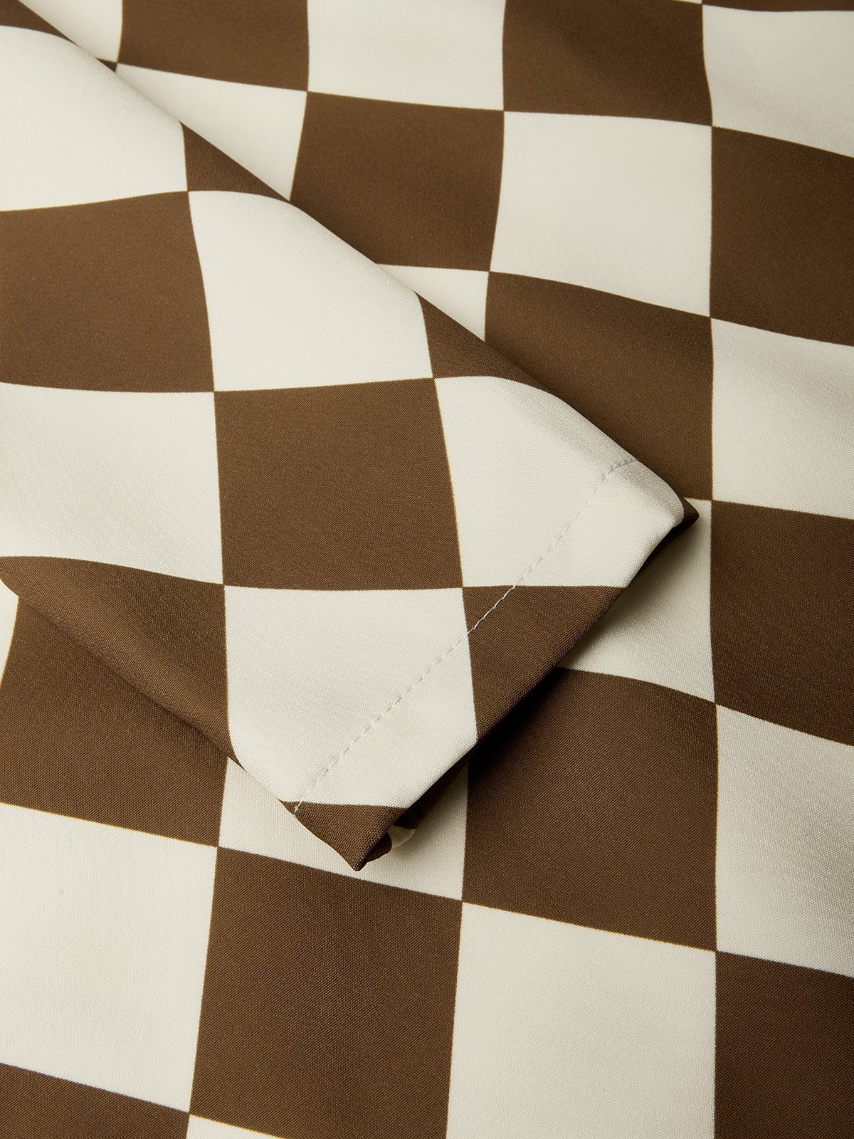 Urban Unifarben Geknöpft Hemdkragen Midikleid Mit Krawatte