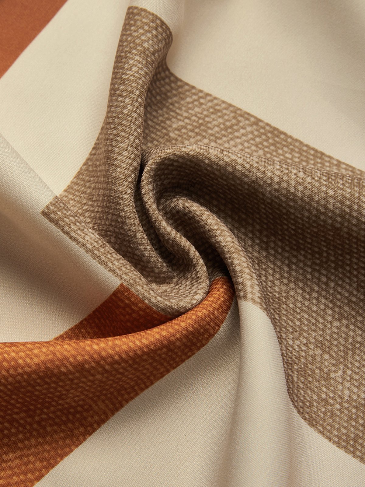 Urban Kariert Schnalle Ballon-Ärmel Bluse