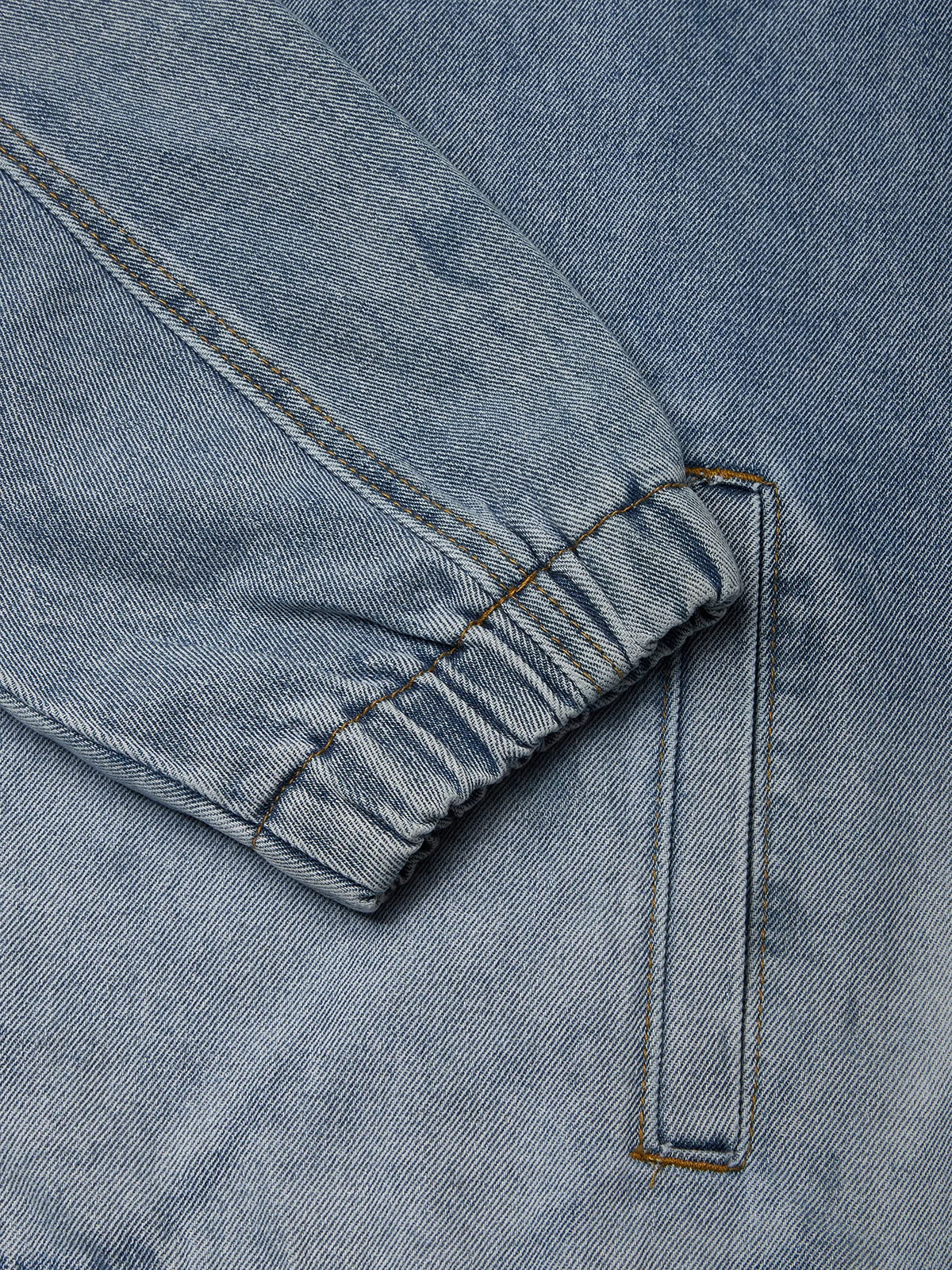 Lässig Unifarben Beunruhigend Kapuze Denim Oberteile