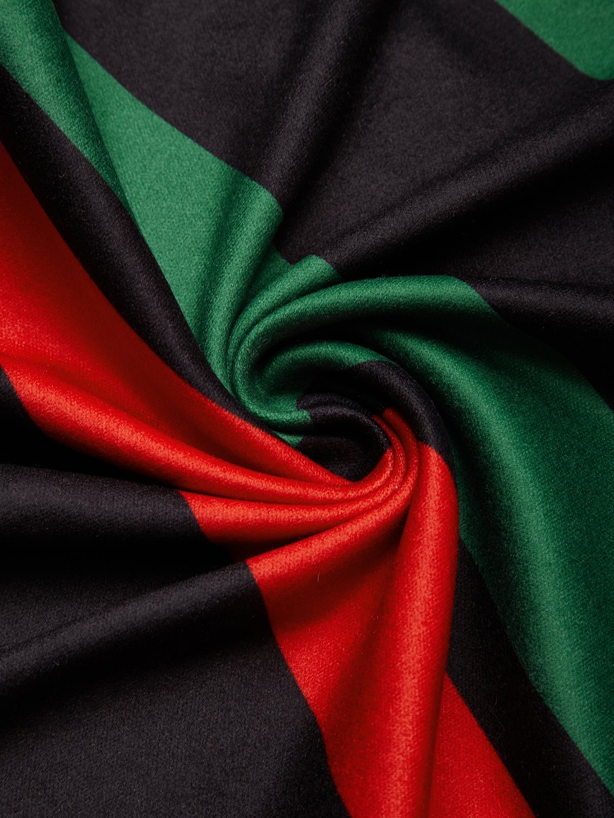 Jersey Urban Gestreift Print Rollkragen T-Shirt