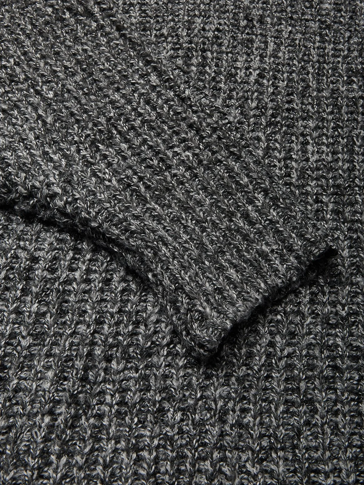 Urban Unifarben V-Ausschnitt Pullover Midikleid