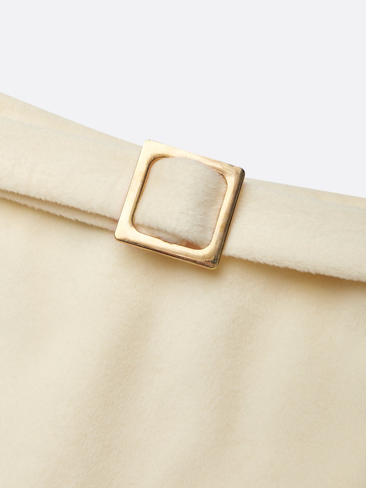 Elegant Unifarben Midi Rock