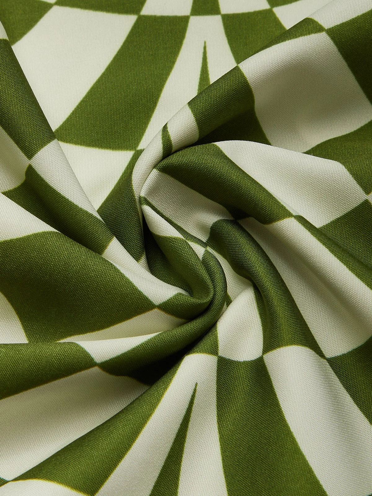 Elegant Geometrisch Mock Neck Midikleid