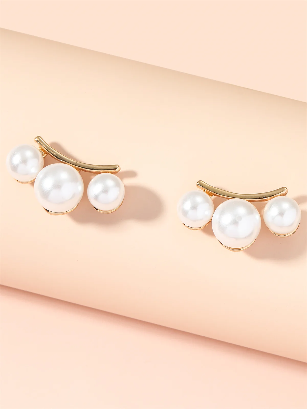 Elegant Nachgemachte Perle Zucht Ohrringe