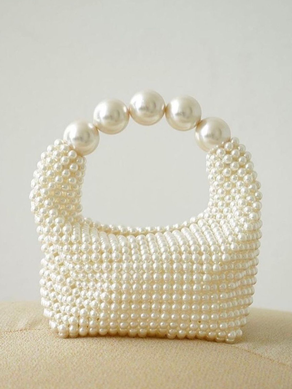 Elegant Nachgemachte Perlen Abend Handtasche Perlen Kupplung Tasche für Hochzeit Party