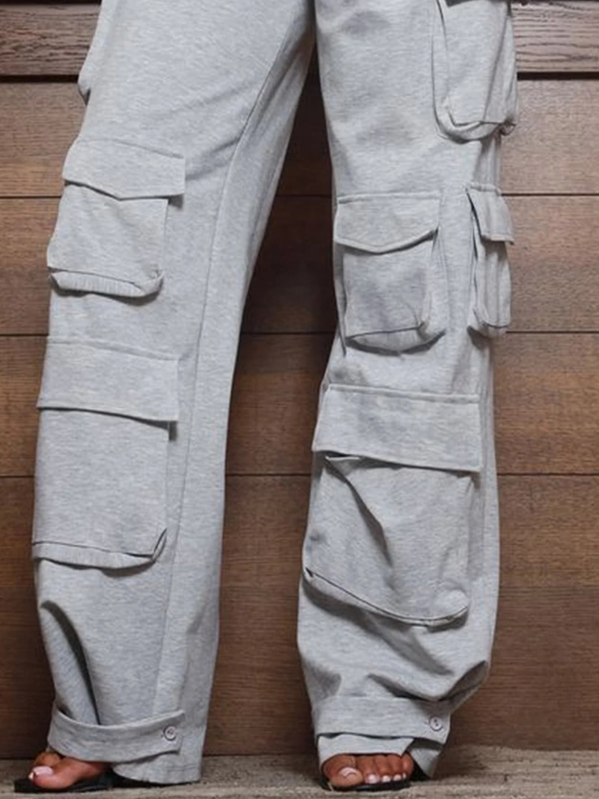 Urban Weit Unifarben Hose