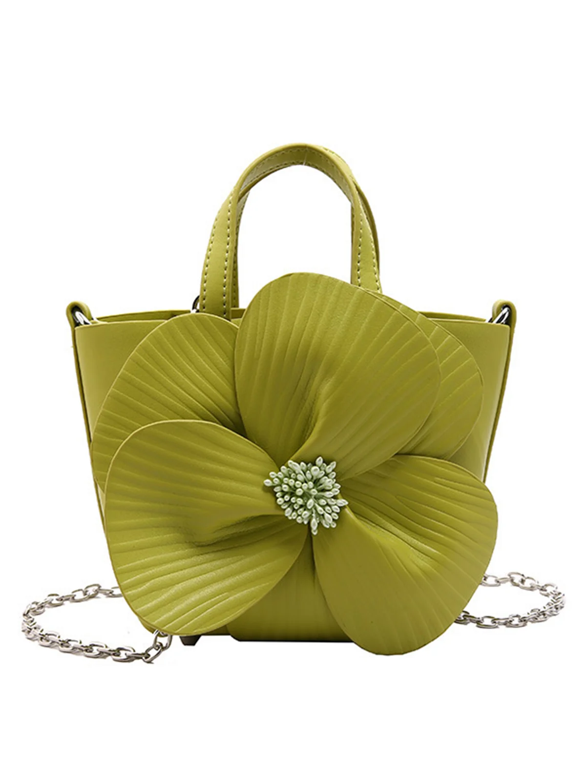 Elegant Blume Party Abschlussball Eimer Handtasche