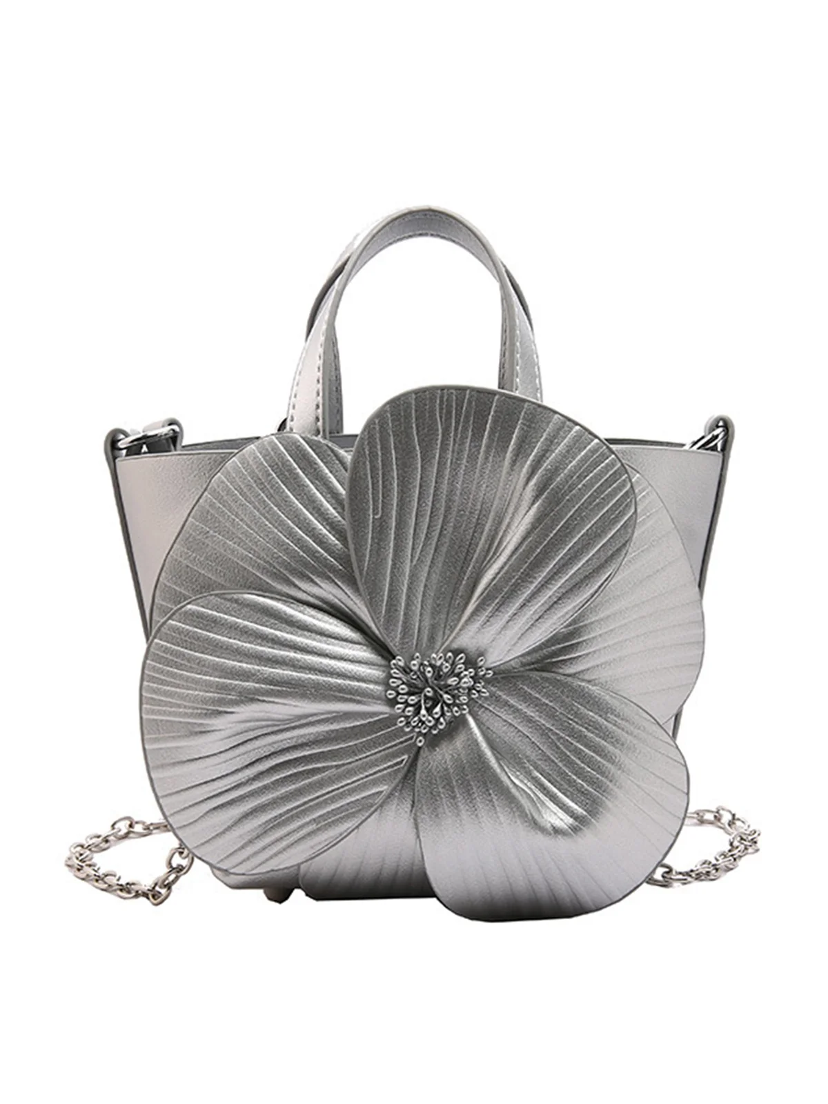 Elegant Blume Party Abschlussball Eimer Handtasche