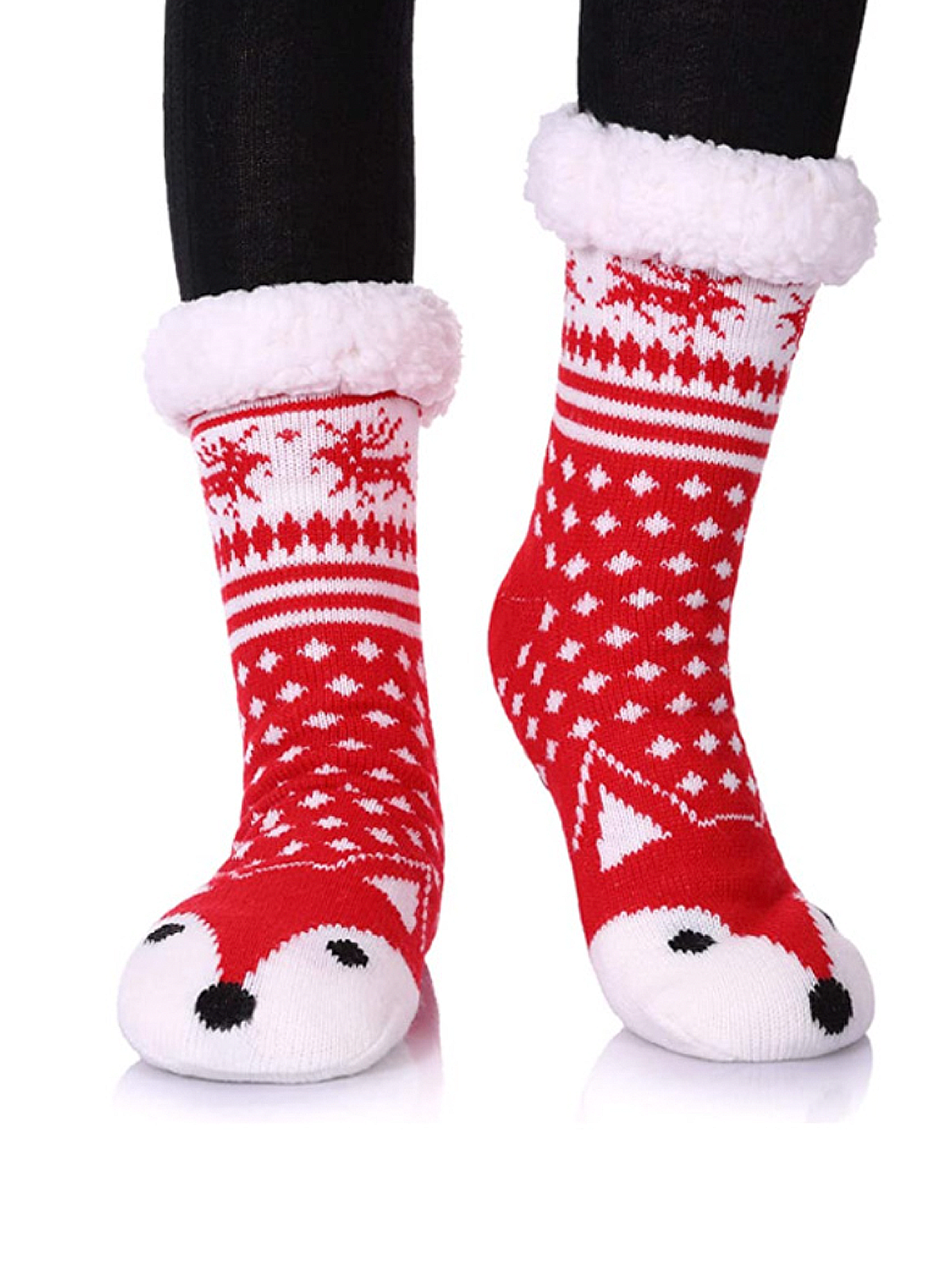 Weihnachten Rot Socken