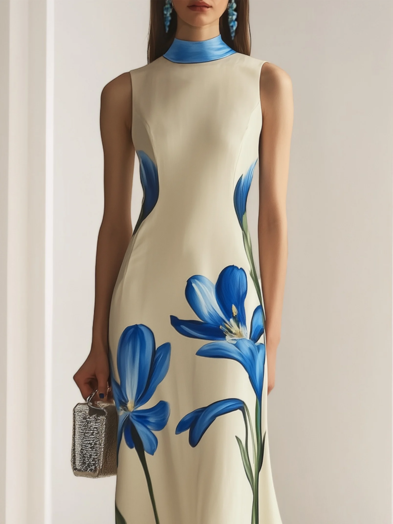 Urlaub Geblümt Print Maxikleid