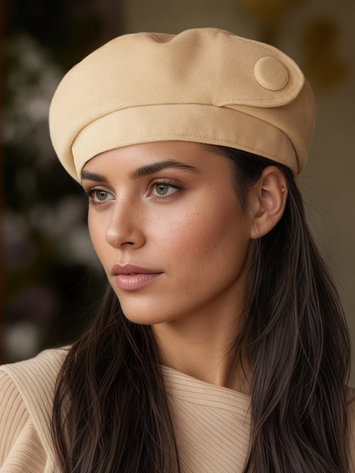 Einfach Baskenmütze