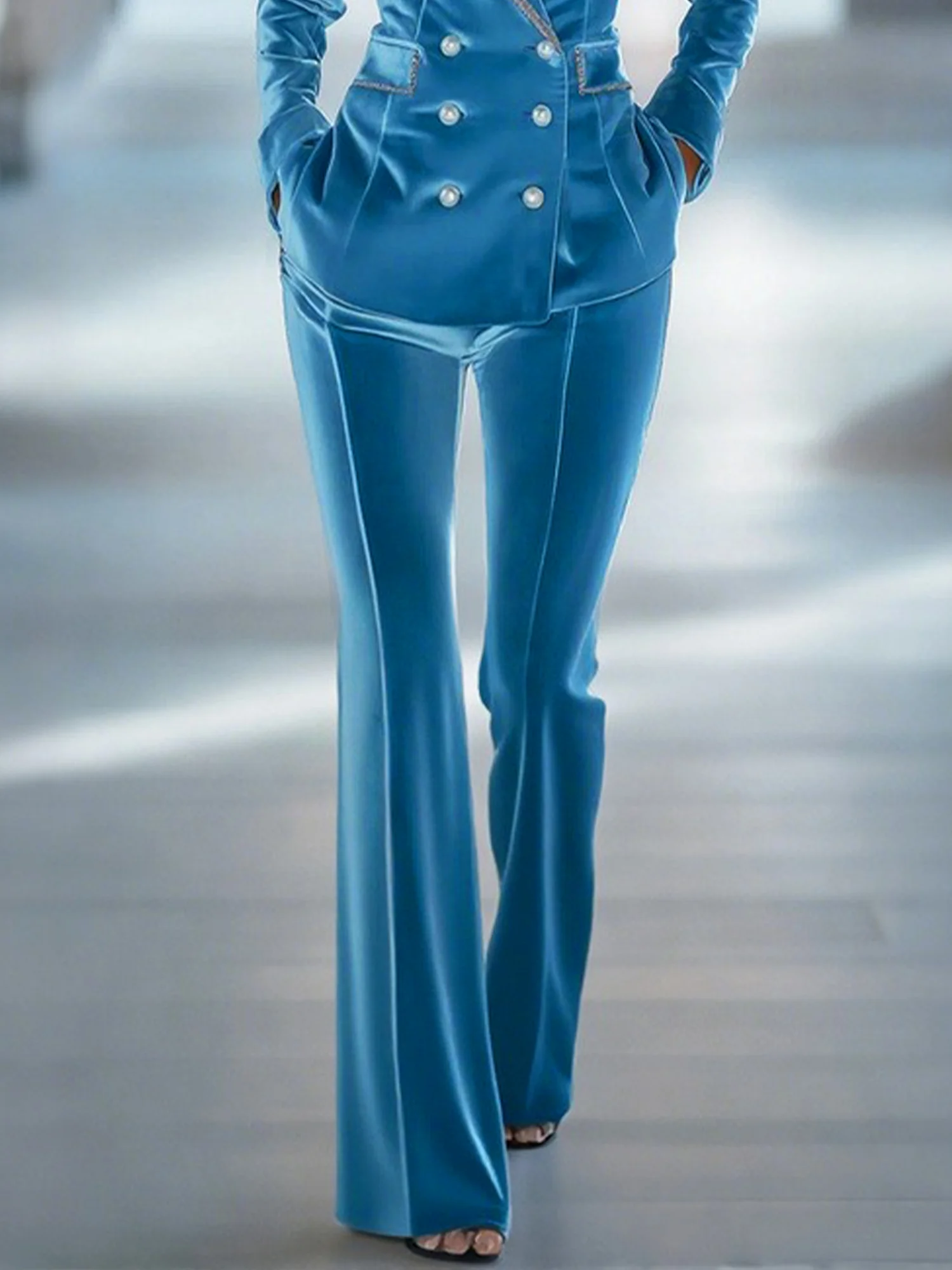 Urban Unifarben Schlaghose