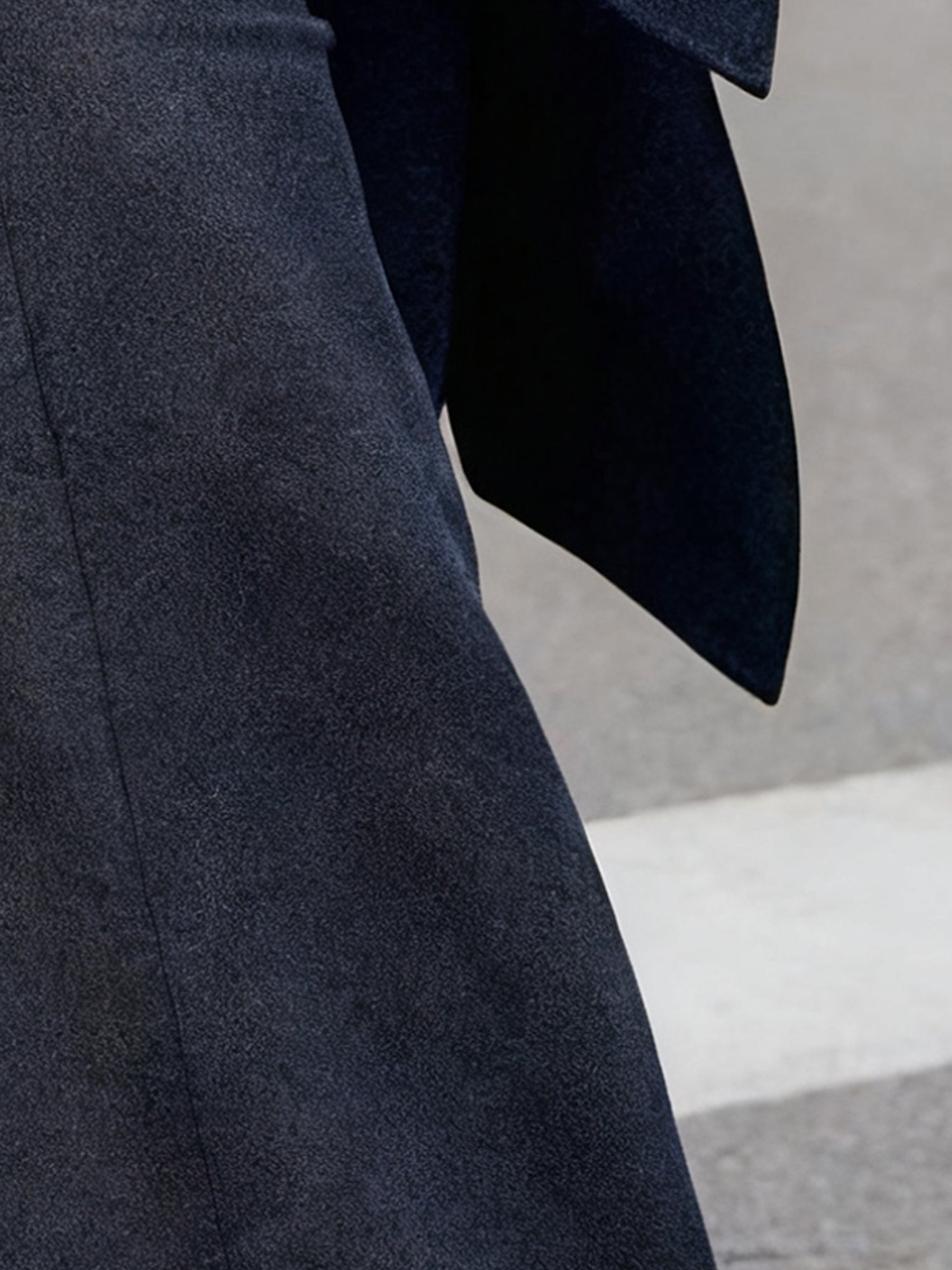 Urban Unifarben Hose mit Weitem Bein mit Gürtel