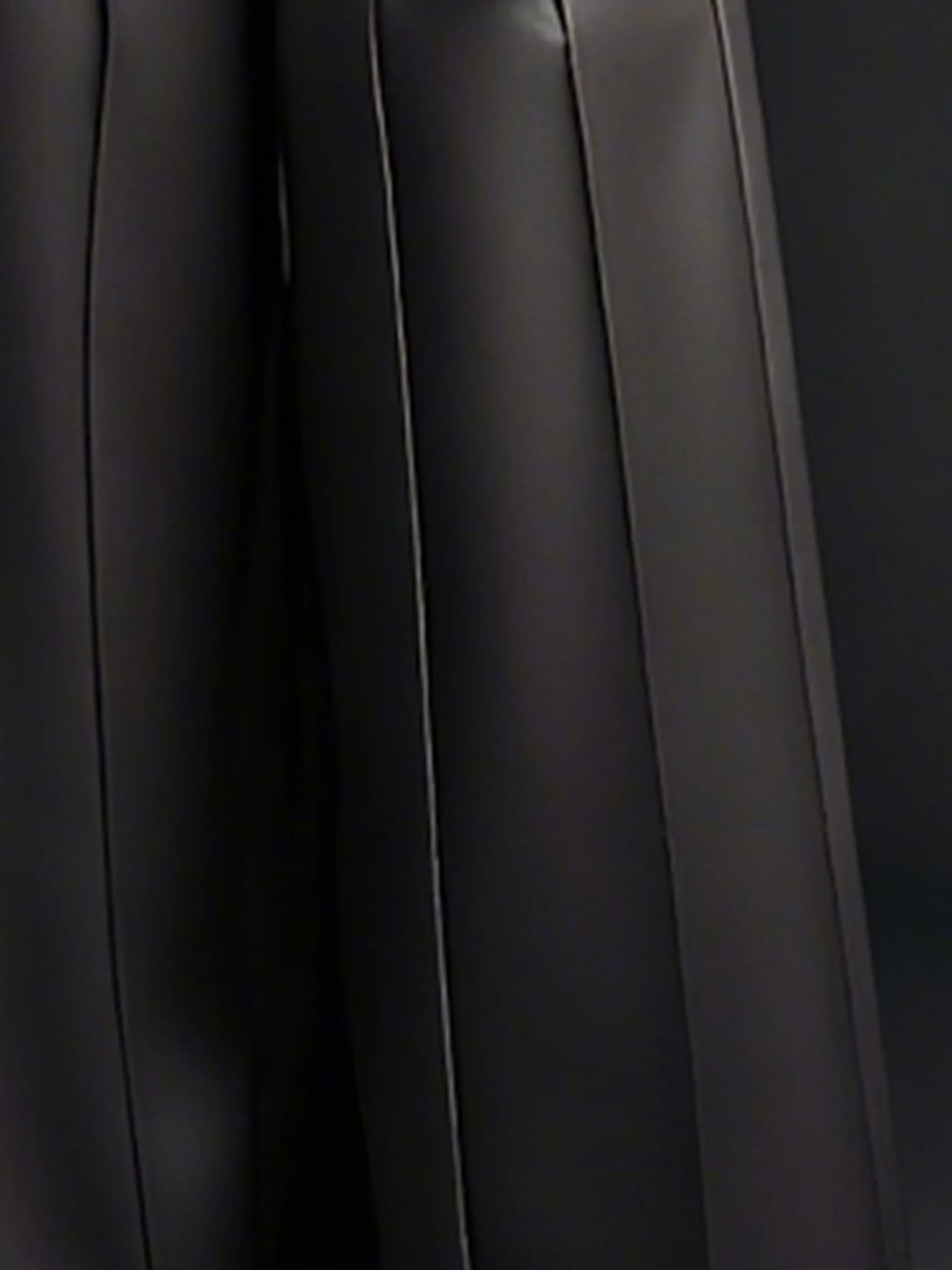 Urban Unifarben Weitem Bein Kunstleder Hose