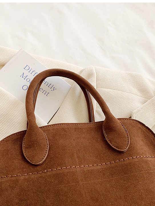 Urban Veloursleder Unifarben Klassischer Rucksack