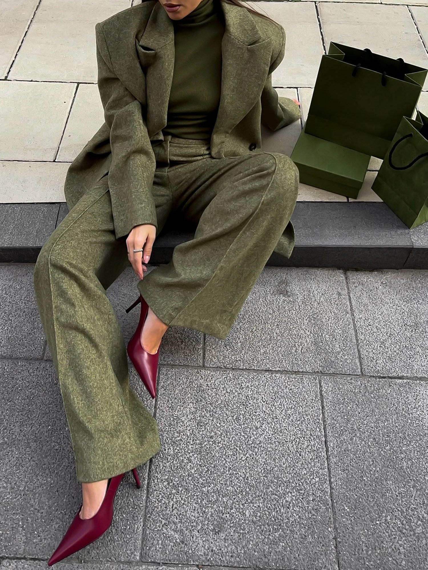 Urban Normale Ärmel Unifarben Reverskragen Blazer