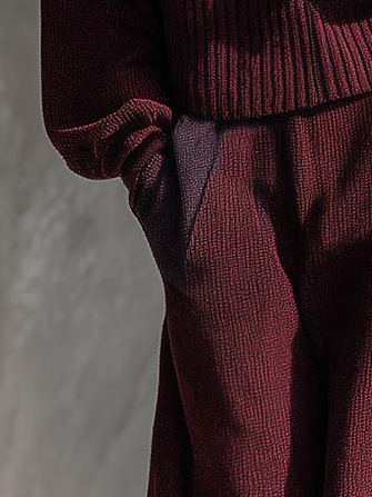 Lässig Farbblock Hose mit Knöchelband