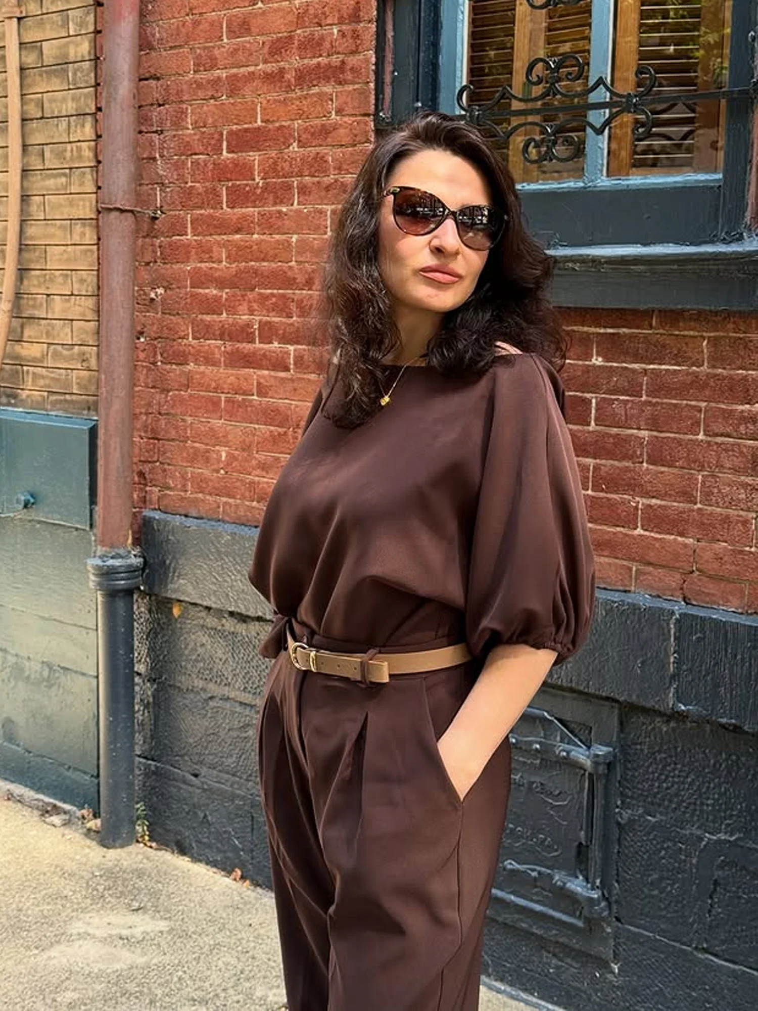 Urban Unifarben Gerade Hosen Nein Gürtel