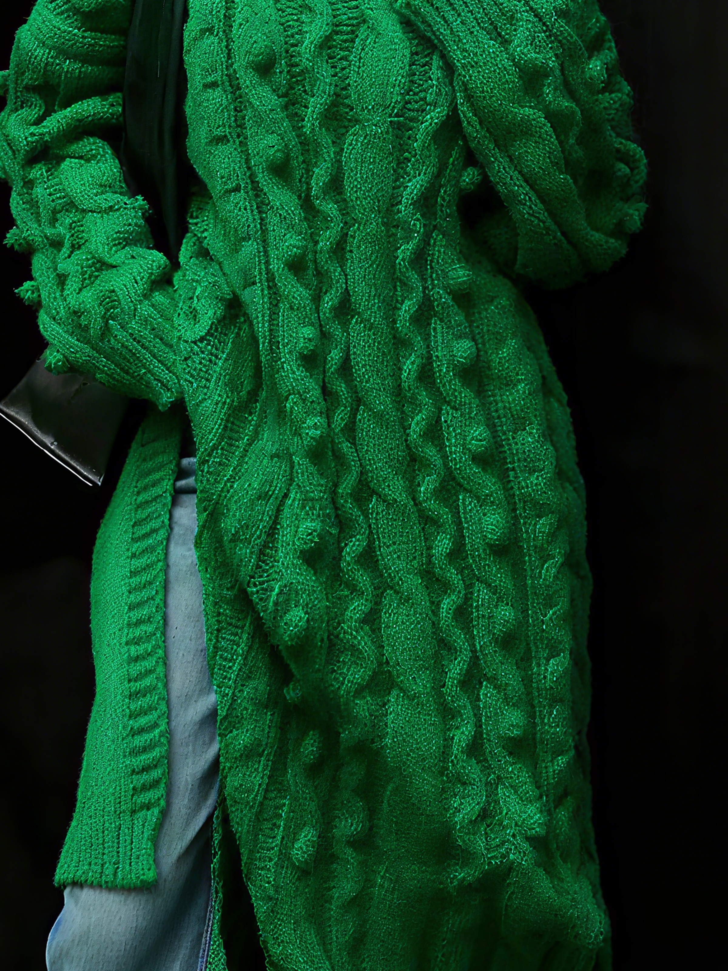 Urban Unifarben Rundhals Pullover