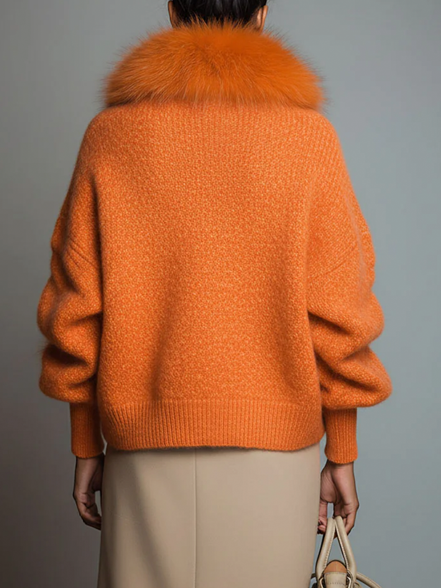 Lässig Unifarben Schalkragen Pullover Strickjacke