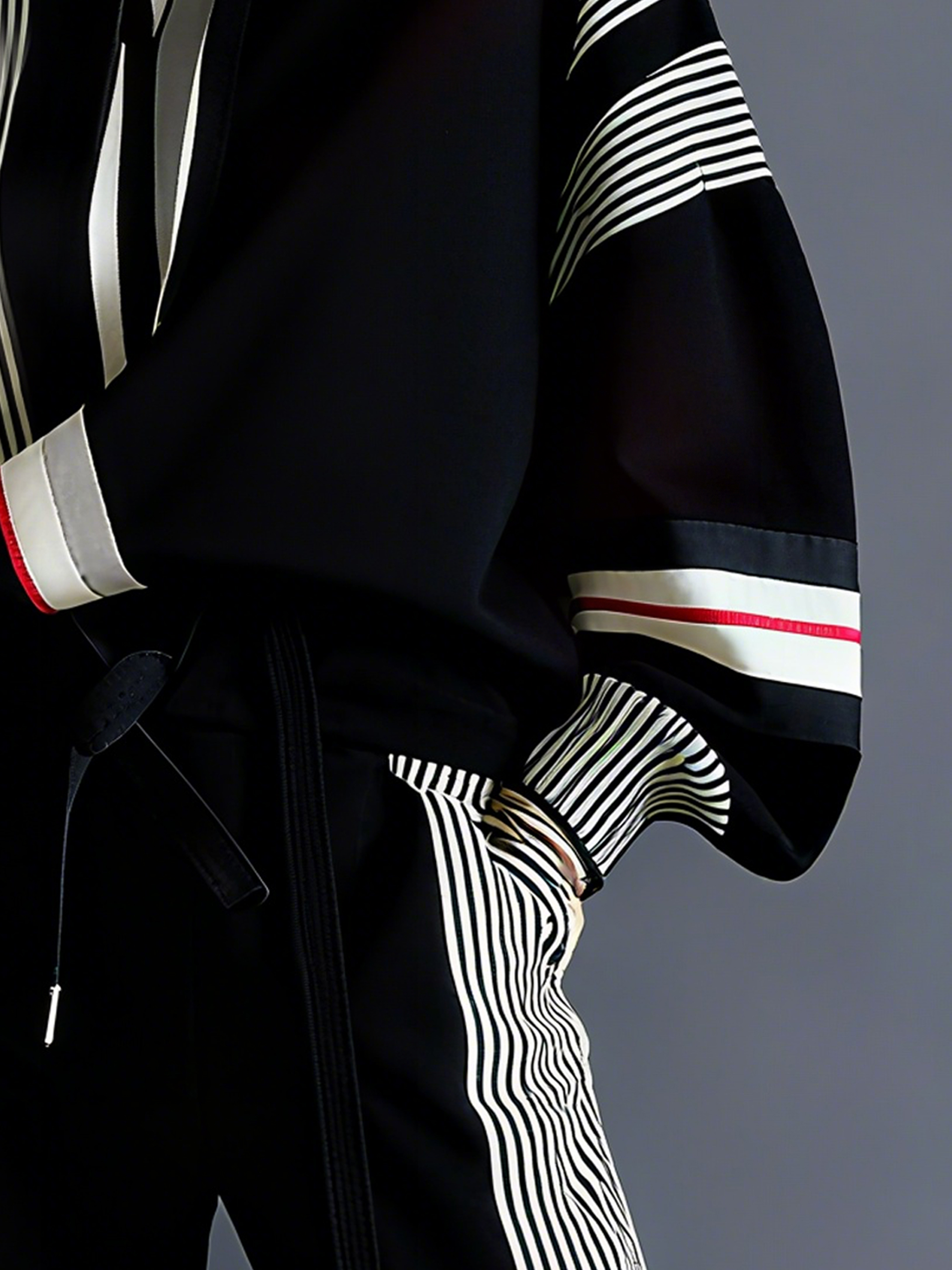 Urban Geometrisch Locker Kapuze