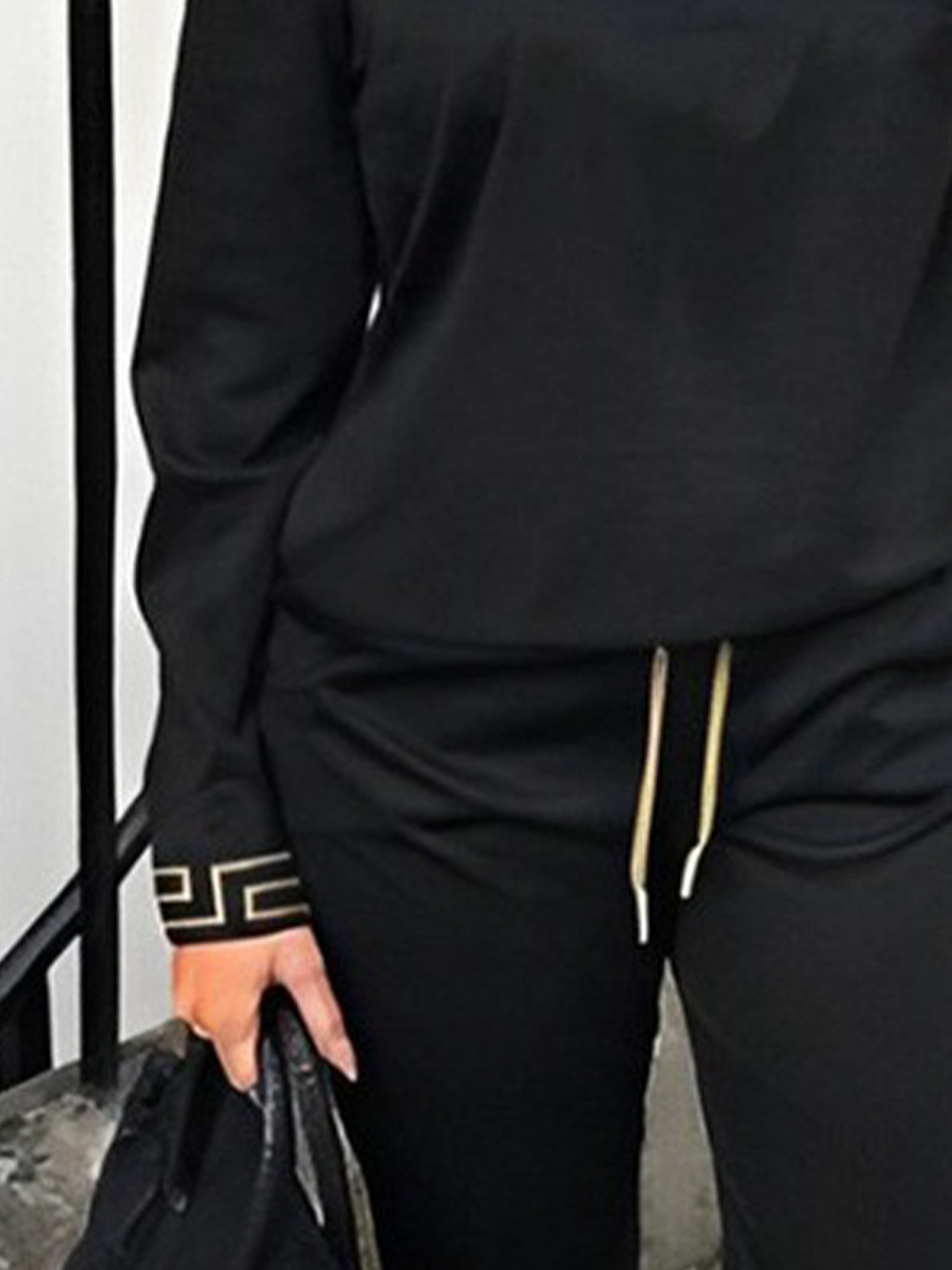 Buchstabenmuster  Lässig Regelmäßige Passform Jogginghose & Jogger