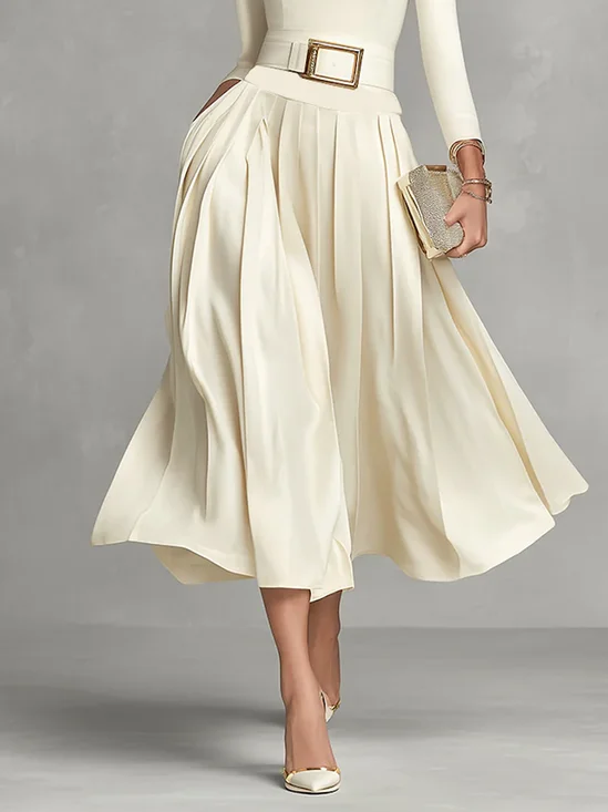 Urban Unifarben Midi Rock