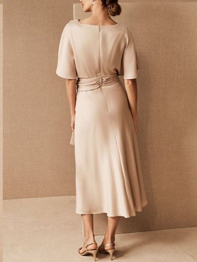 Elegant Kurzarm Kleid