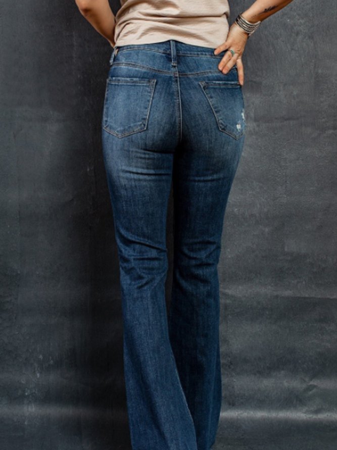 Lässig Täglich Denim Jeans