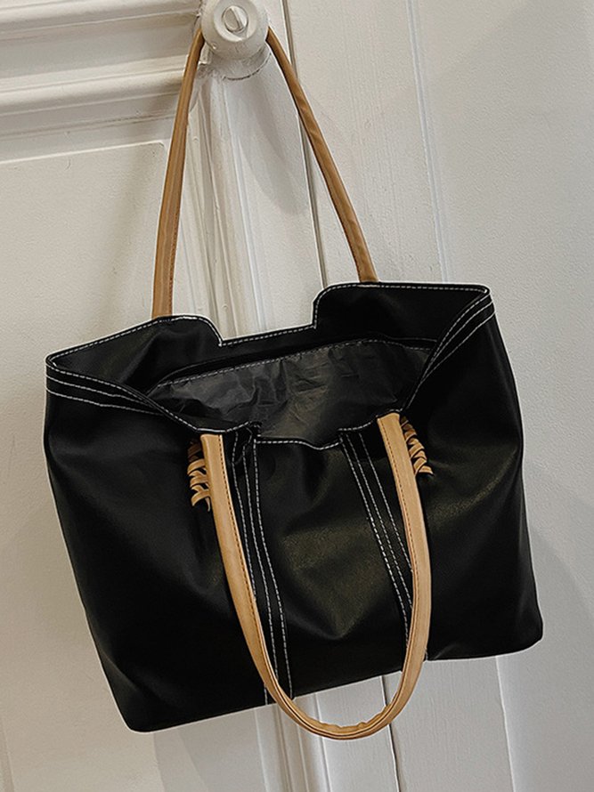 Lässig Einfach Unifarben Handtasche