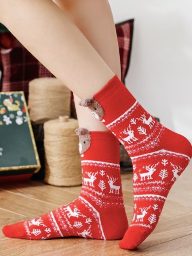 Winter Damen Socken aus Baumwolle