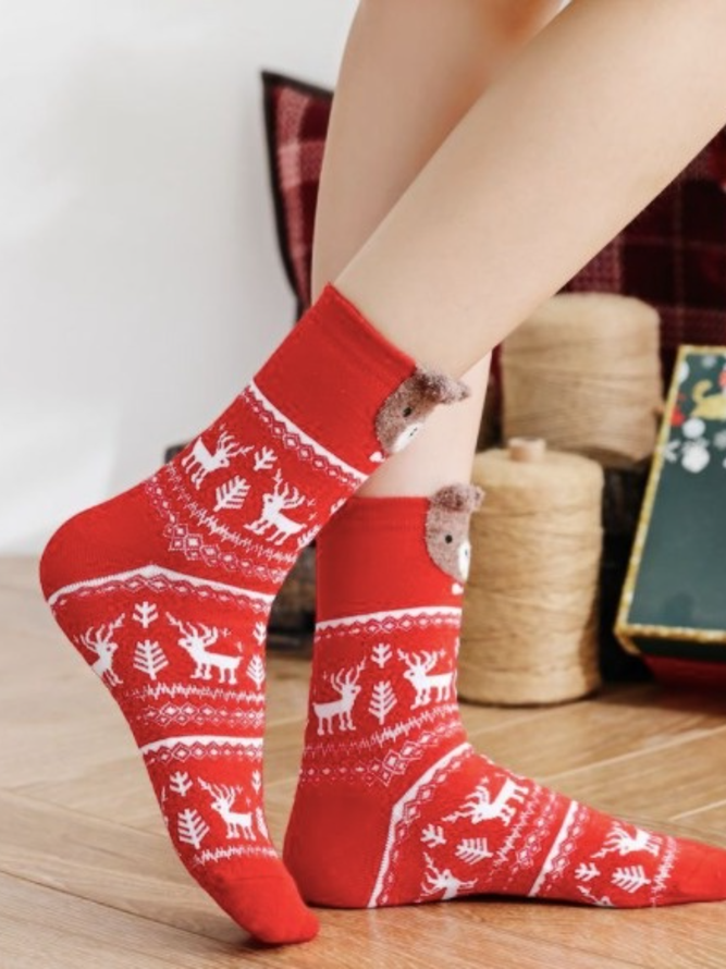 Winter Damen Socken aus Baumwolle
