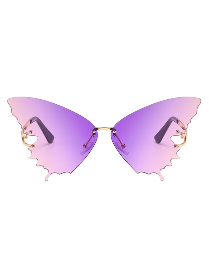 Personalisiert Schmetterling Rahmenlos Gläser