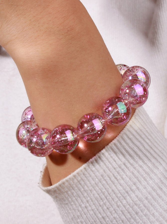 Acryl Kristall Perlen Armband