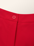 Regelmäßige Passform Urban Unifarben Fashion Hose