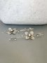 Retro Einfach Blume Perle Ohrringe