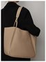 Damen minimalistisch GROSSE KAPAZITÄT Verstellbar Schultergurt Handtasche
