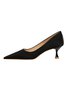 Damen minimalistisch Weinglas Absatz Flach Pumps